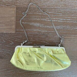 NEW Giani Bernini Leather Clutch | Gold